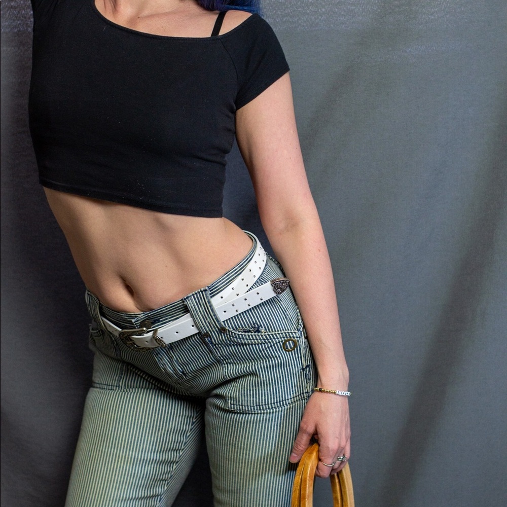 Vintage Express Precision Jeans Railroad Stripe